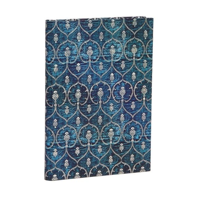 Blue Velvet Midi Lined Hardcover Journal, 144pg, 120GSM, Velvet Dalmatic Collection by Paperblanks (Blue Velvet)