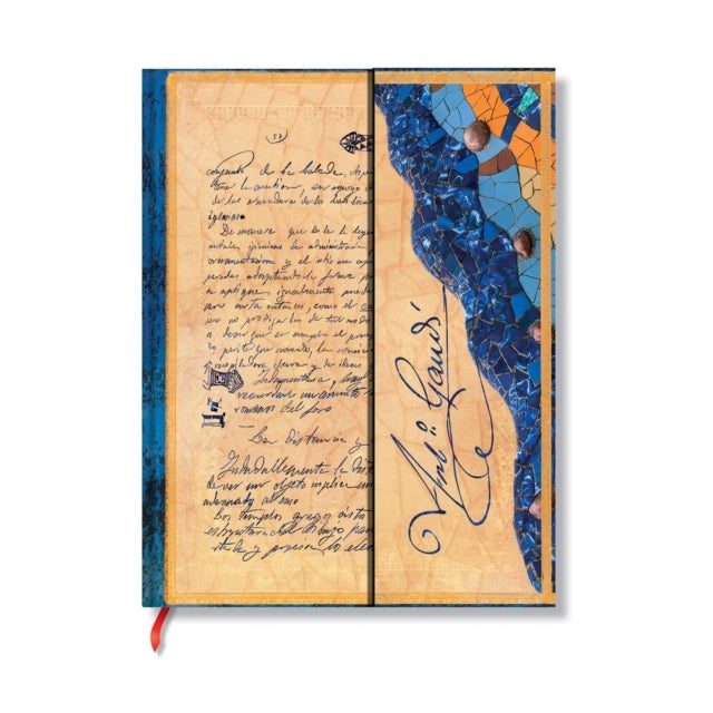 Gaudi, The Manuscript of Reus Midi Lined Hardcover Journal, 144pg, 120GSM, Antoni Gaudi Collection by Paperblanks (Embellished Manuscripts Collection)