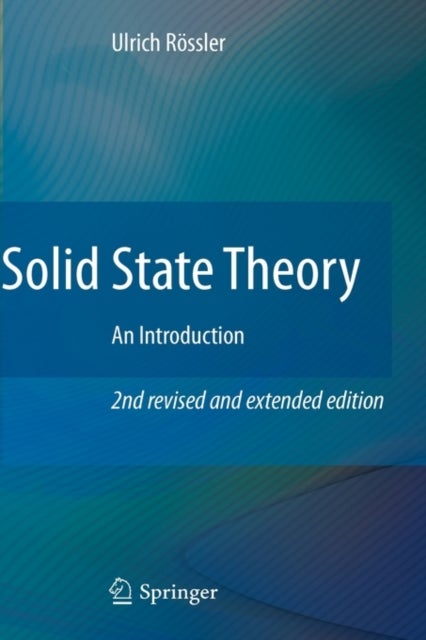 Solid State Theory - An Introduction