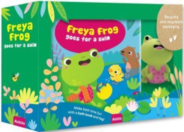 Freya Frog Takes a Bath - My First Bath Book & Toy