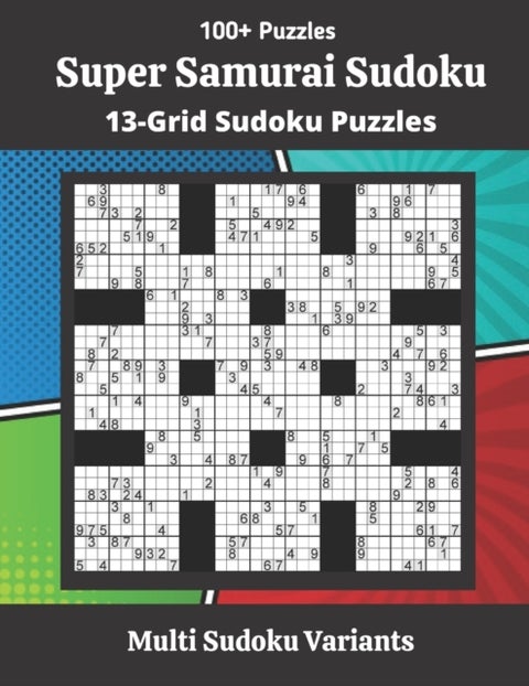 Super Samurai Sudoku Puzzles - 13-Grid Sudoku Puzzles