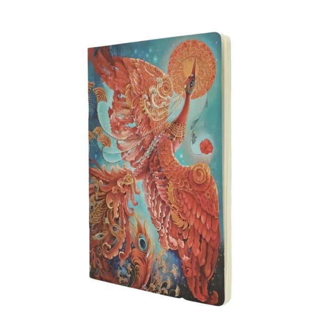 Firebird A4 Dot Grid Cahier Notebook, 80pg, 100GSM by Paperblanks (Birds of Happiness)
