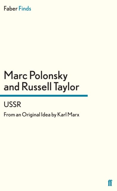 USSR - From an Original Idea by Karl Marx