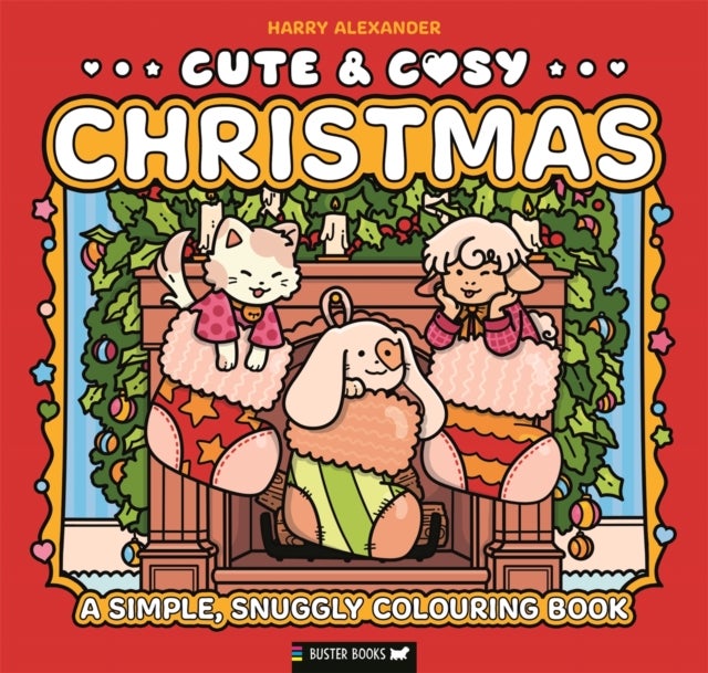 Cute & Cosy: Christmas - A Simple, Snuggly Colouring Book