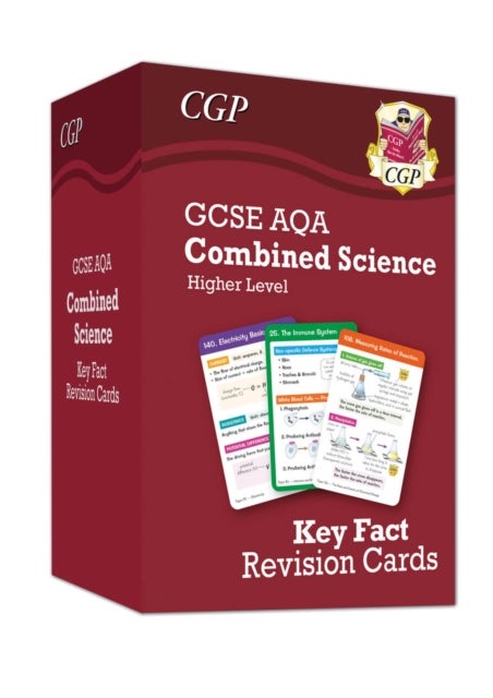 GCSE Combined Science AQA Higher Key Fact Revision Cards - Summary cards for quick revision