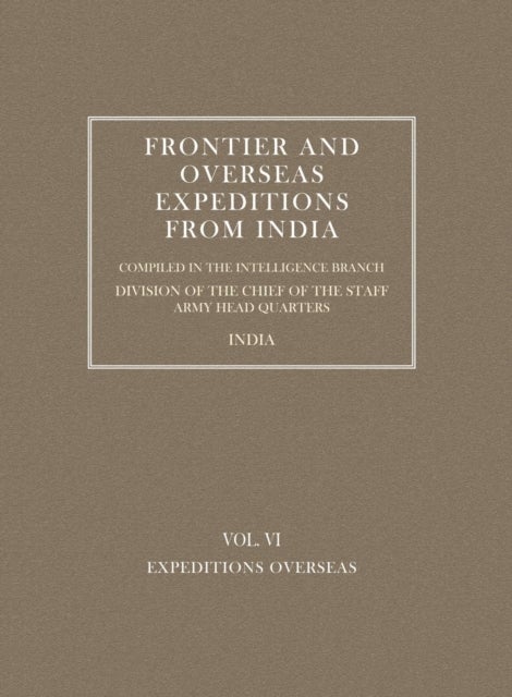 FRONTIER AND OVERSEAS EXPEDITIONS FROM INDIA