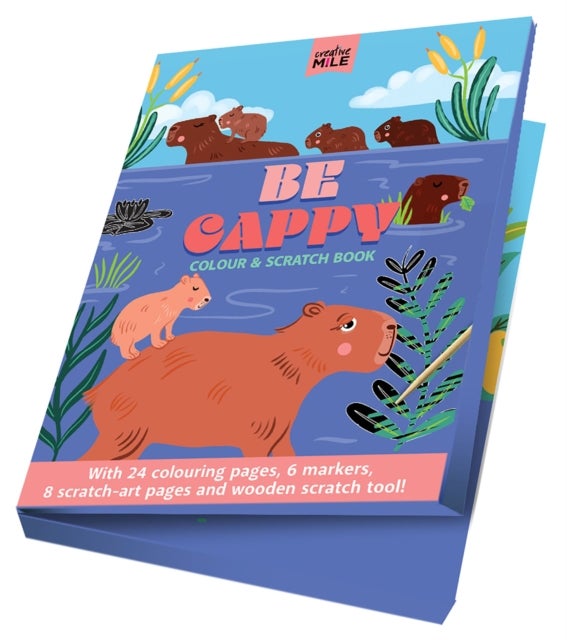 Be Cappy Colour and Scratch Book - Colour & Scratch Book