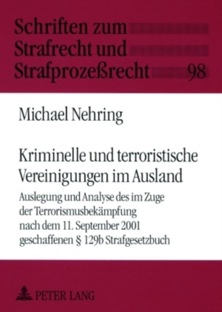 Kriminelle und terroristische Vereinigungen im Ausland - Auslegung Und Analyse Des Im Zuge Der Terrorismusbekaempfung Nach Dem 11. September 2001 Geschaffenen § 129b Strafgesetzbuch