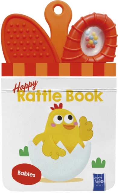 Happy Rattle Book - Babies