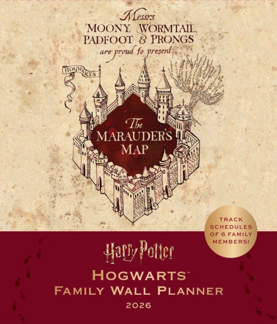 2026 Harry Potter: Hogwarts Family Wall Planner