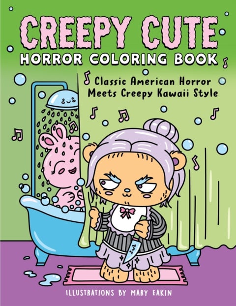 Creepy Cute Horror Coloring Book - The Perfect Halloween Colouring Book for Horror Movie Fans