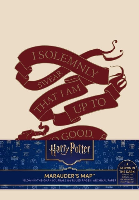 Harry Potter: Marauder''s Map Glow in the Dark Journal