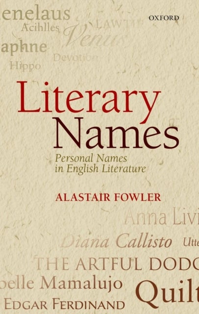 Literary Names - Personal Names in English Literature