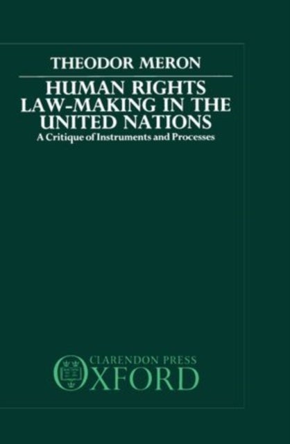 Human Rights Law-Making in the United Nations - A Critique of Instruments and Process