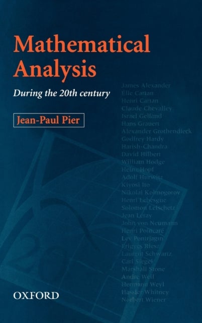 Mathematical Analysis during the 20th Century