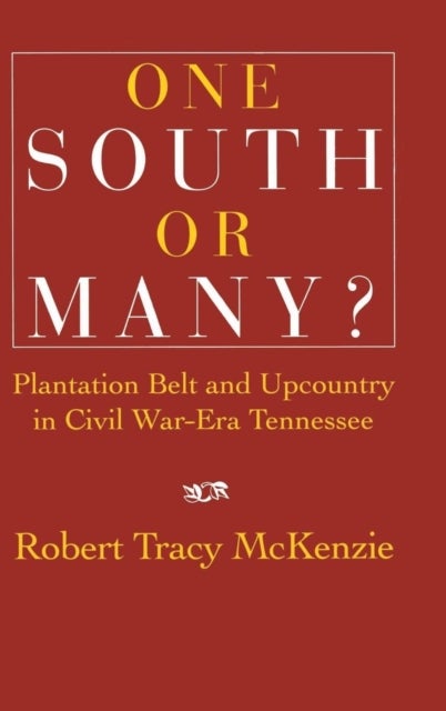 One South or Many? - Plantation Belt and Upcountry in Civil War-Era Tennessee