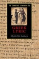 The Cambridge Companion to Greek Lyric