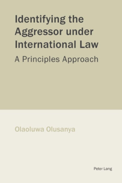 Identifying the Aggressor Under International Law - A Principles Approach