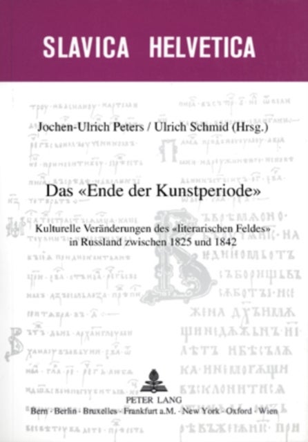 Das 'Ende Der Kunstperiode'