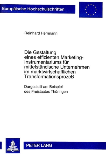 Die Gestaltung Eines Effizienten Marketing-Instrumentariums Fuer Mittelstaendische Unternehmen Im Ma - Dargestellt Am Beispiel Des Freistaates Thueringen