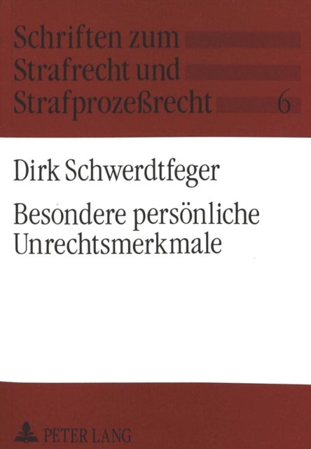 Besondere persoenliche Unrechtsmerkmale