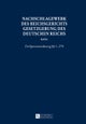 Nachschlagewerk Des Reichsgerichts - Gesetzgebung Des Deutschen Reichs