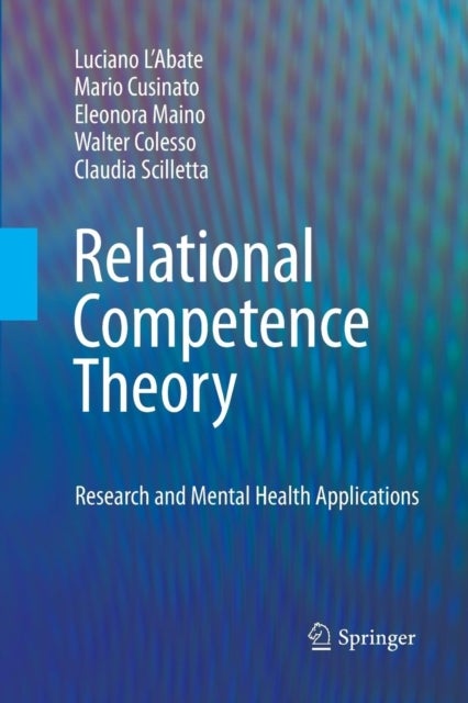 Relational Competence Theory - Research and Mental Health Applications