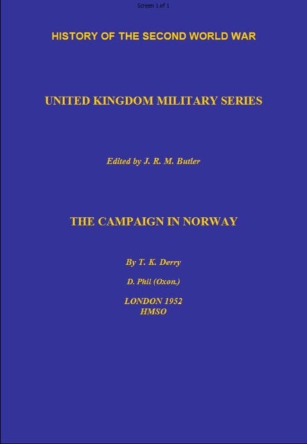 Campaign in Norway - Official Campaign History