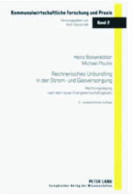 Rechnerisches Unbundling in der Strom- und Gasversorgung - Rechnungslegung Nach Dem Neuen Energiewirtschaftsgesetz