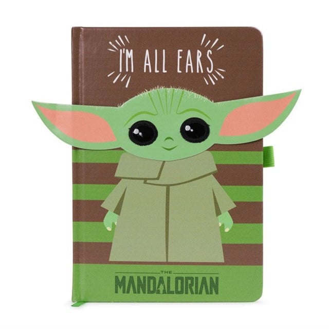 STAR WARS: THE MANDALORIAN (I'M ALL EARS GREEN) NOVELTY NOTEBOOK - The Mandalorian (I'm All Ears Green) Novelty Notebook