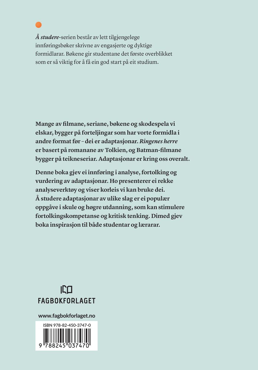 Å studere adaptasjonar