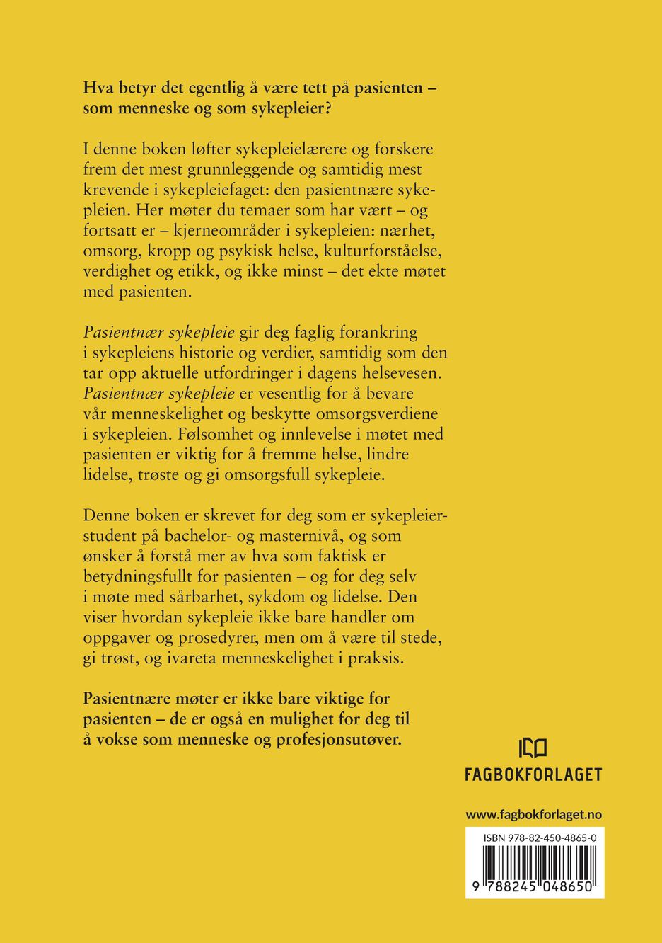 Pasientnær sykepleie