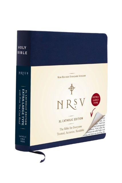 NRSV XL, Catholic Edition, Navy Leathersoft - Holy Bible