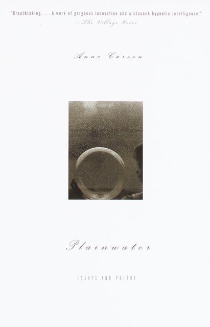 Plainwater - Essays and Poetry