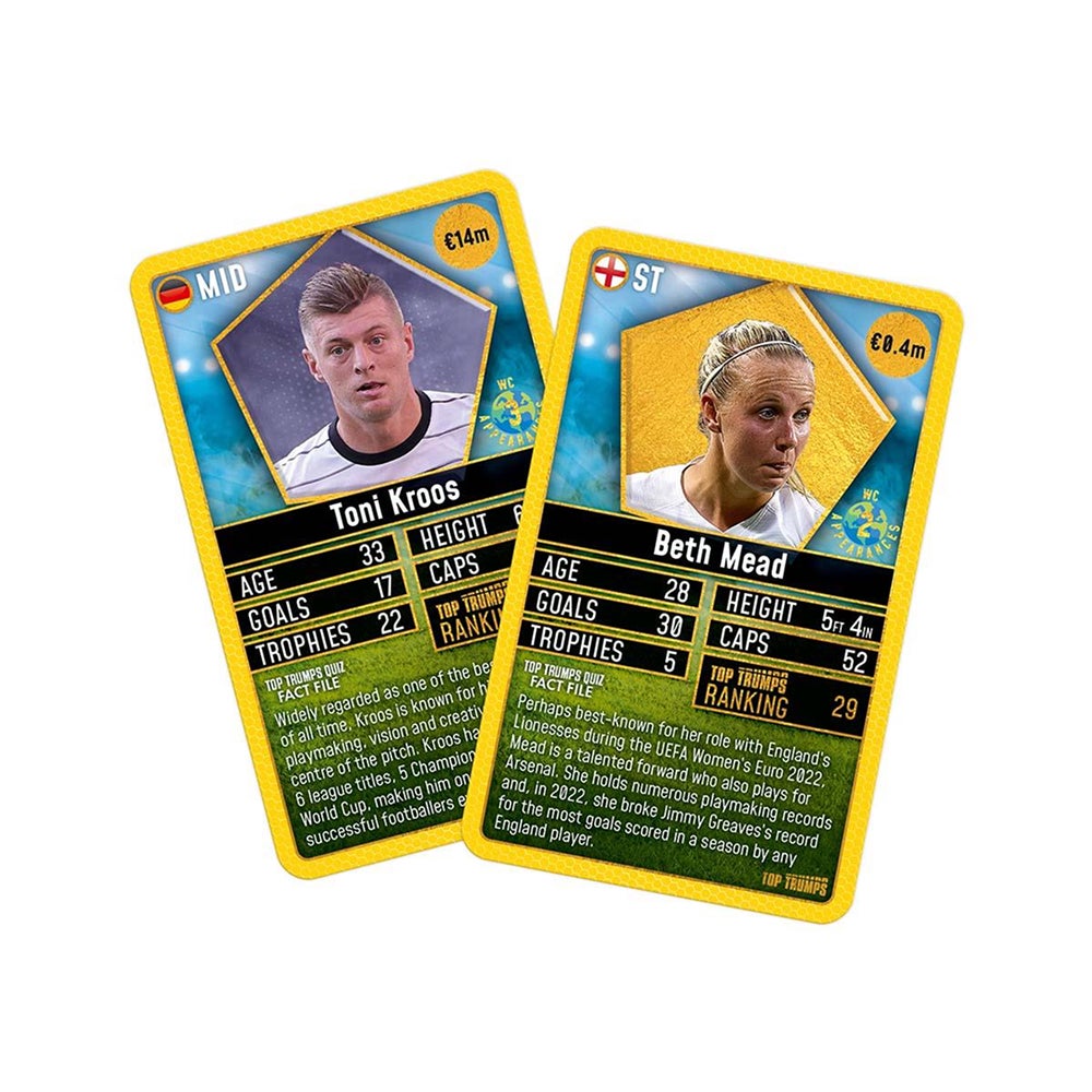 Kortspill Top Trump Football Stars 200 Pack 2
