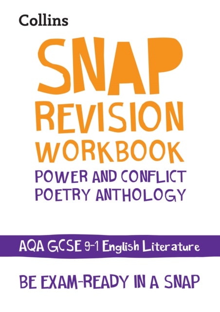 SNAP AQA GCSE POETRY POWER WB - Ideal for the 2026 and 2027 Exams