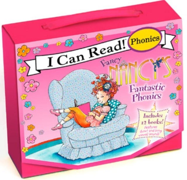 Fancy Nancy's 12-Book Fantastic Phonics Fun! - Includes 12 Mini-Books Featuring Short and Long Vowel Sounds