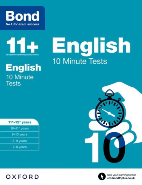 Bond 11+ English 10 Minute Tests for Age 11-12+ | For the 11+, 13+, and other school entrance exams