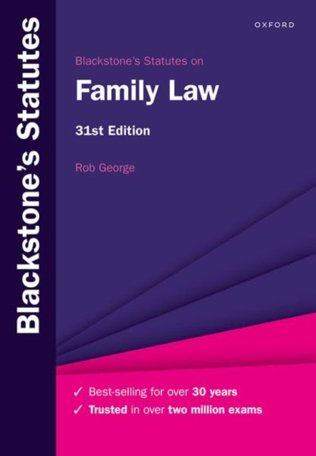Blackstone''s Statutes on Family Law