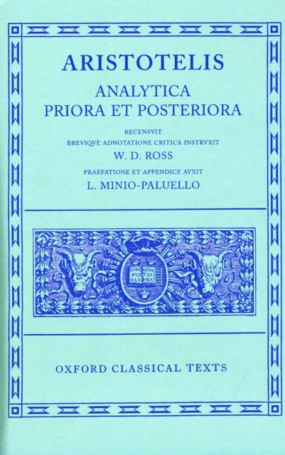 Aristotle Analytica Priora et Posteriora