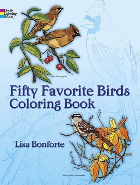Fifty Favourite Birds Coloring Book - Coloring Book