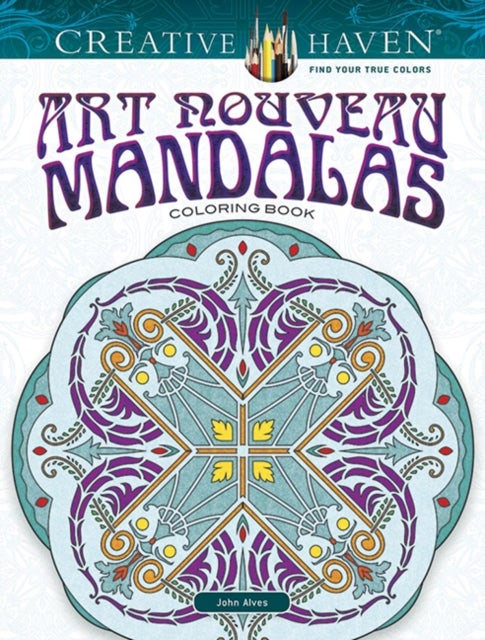 Art Nouveau Mandalas Coloring Book