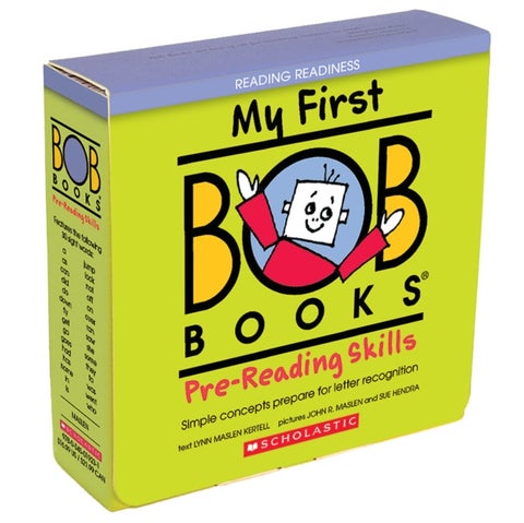 My First Bob Books - Pre-Reading Skills Box Set of 12 Paperbacks | Decodable Phonics, Ages 3 and up, Pre-K (Reading Readiness)