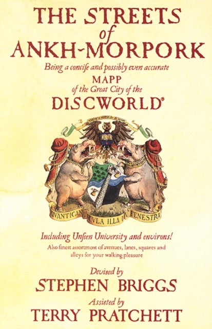Streets Of Ankh-Morpork - the principal city of Sir Terry Pratchett’s much-loved Discworld, mapped for the very first time