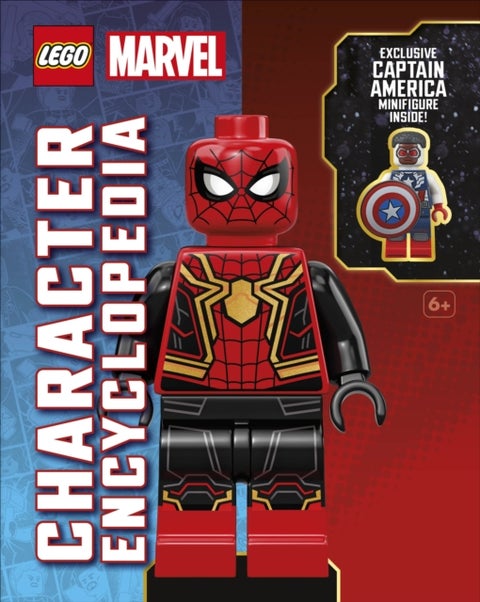LEGO Marvel Character Encyclopedia - With Exclusive Captain America Minifigure