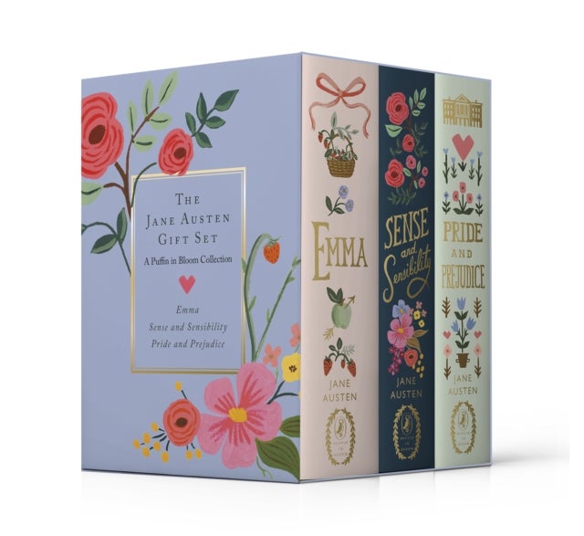 The Jane Austen Gift Set: A Puffin in Bloom 3-Book Collection - Pride and Prejudice, Emma, and Sense and Sensibility