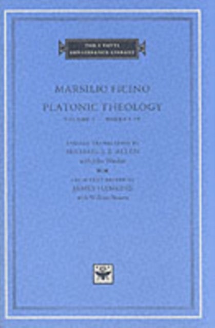 Platonic Theology, Volume 1 - Books I–IV