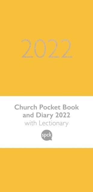 Church Pocket Book and Diary 2022 Soft–tone Yellow