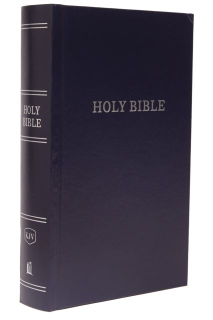 KJV, Pew Bible, Large Print, Hardcover, Blue, Red Letter, Comfort Print - Holy Bible, King James Version