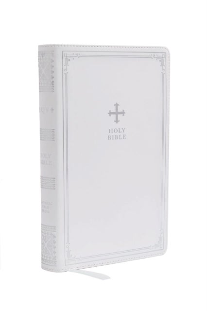 NRSV Catholic Edition Gift Bible, White Leathersoft (Comfort Print, Holy Bible, Complete Catholic Bible, NRSV CE) - Holy Bible